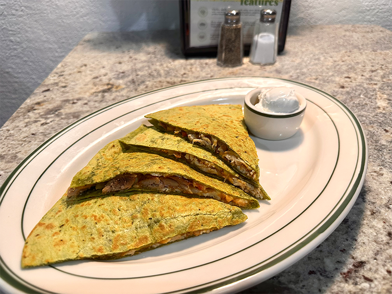 Chicken Quesadilla June